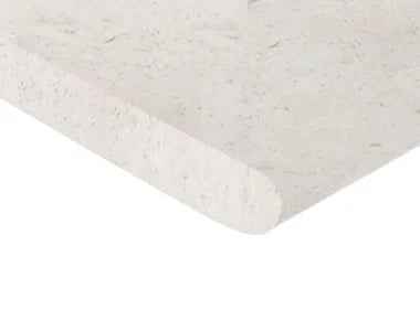 Shell White Limestone Bullnose Pool Coping