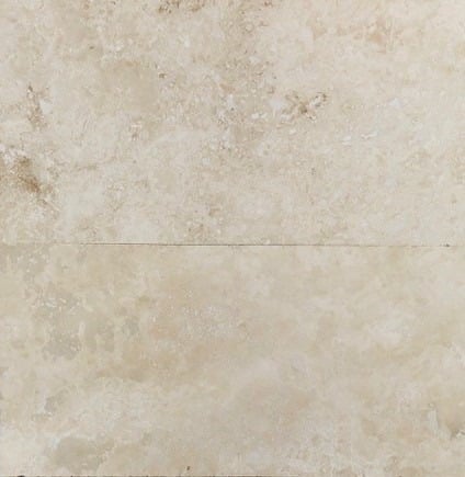 Filled and Honed Ivory Travertine