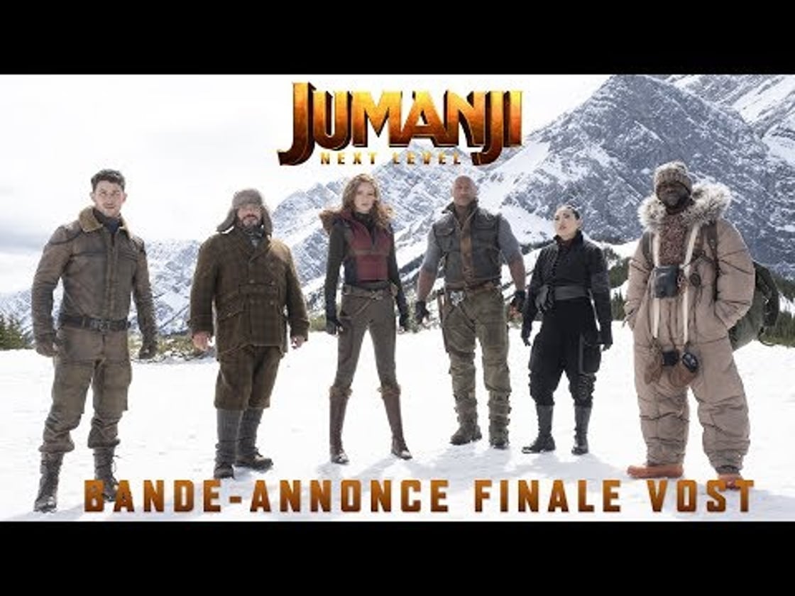Bande annonce de Jumanji : Next Level (VOST)