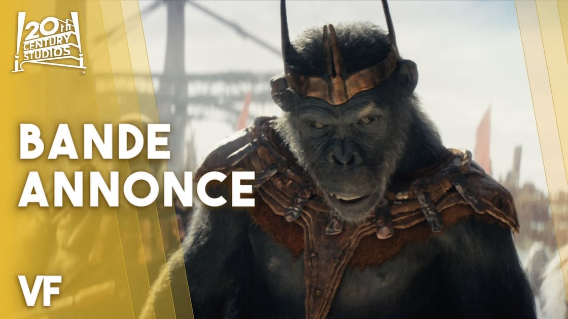 Bande annonce de La Planète des Singes : Le Nouveau Royaume (VF)