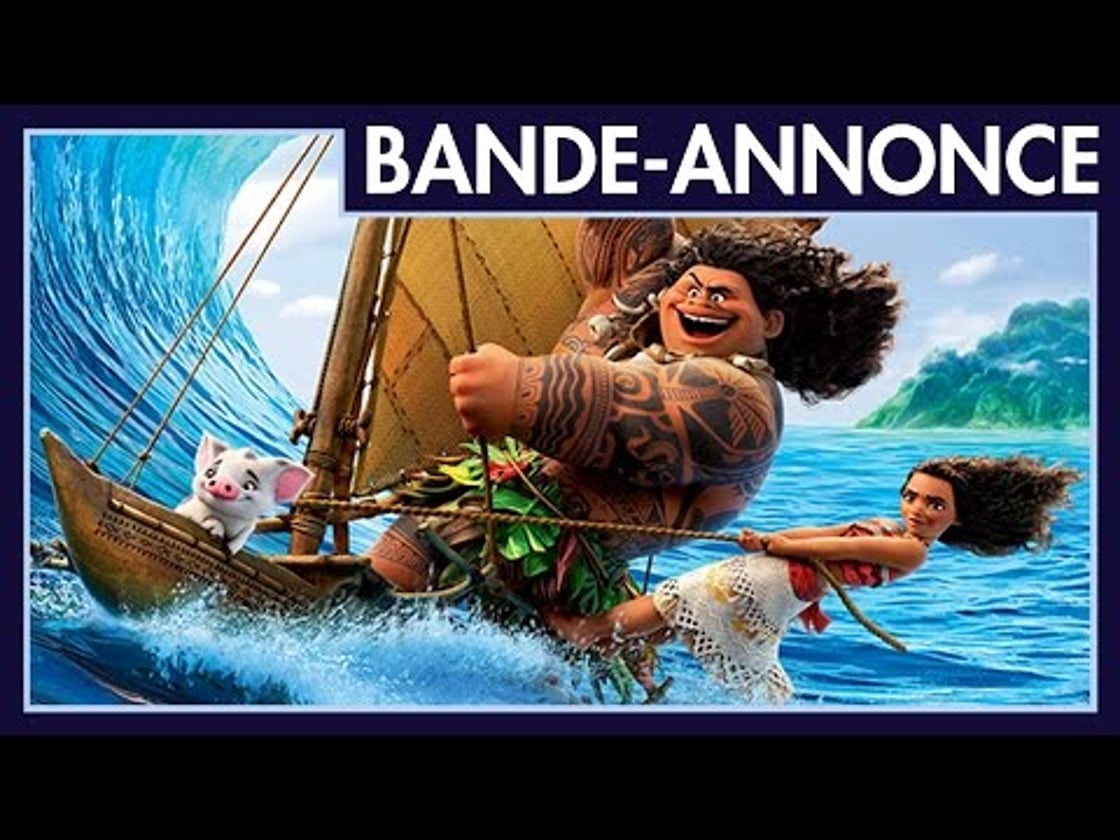 Bande annonce de Vaiana, la légende du bout du monde