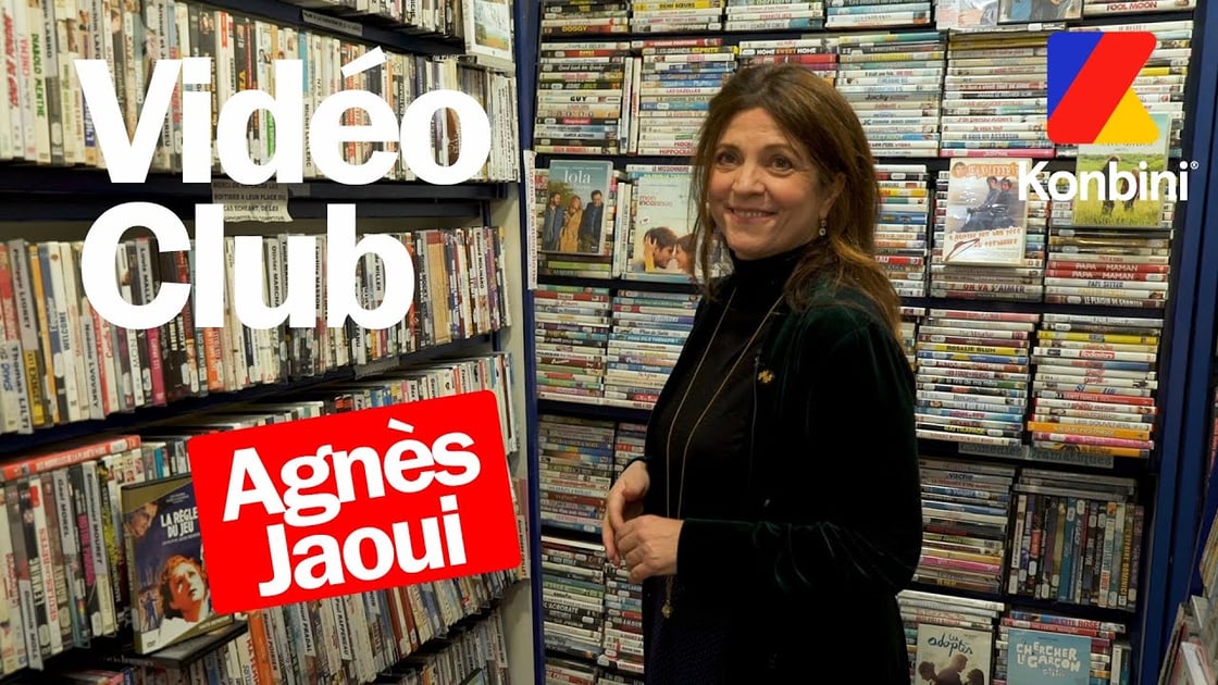 Interview d'Agnès Jaoui chez Konbini Video Club