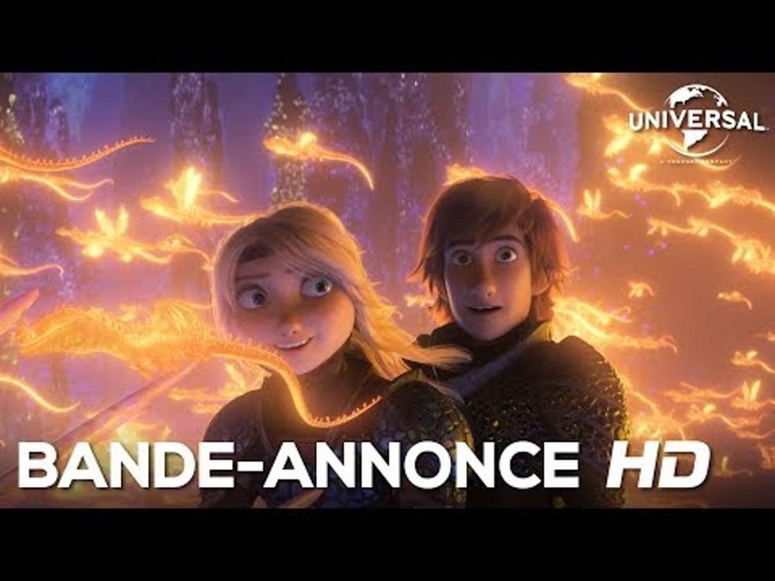 Bande annonce de Dragons 3 : Le Monde Caché (VF)