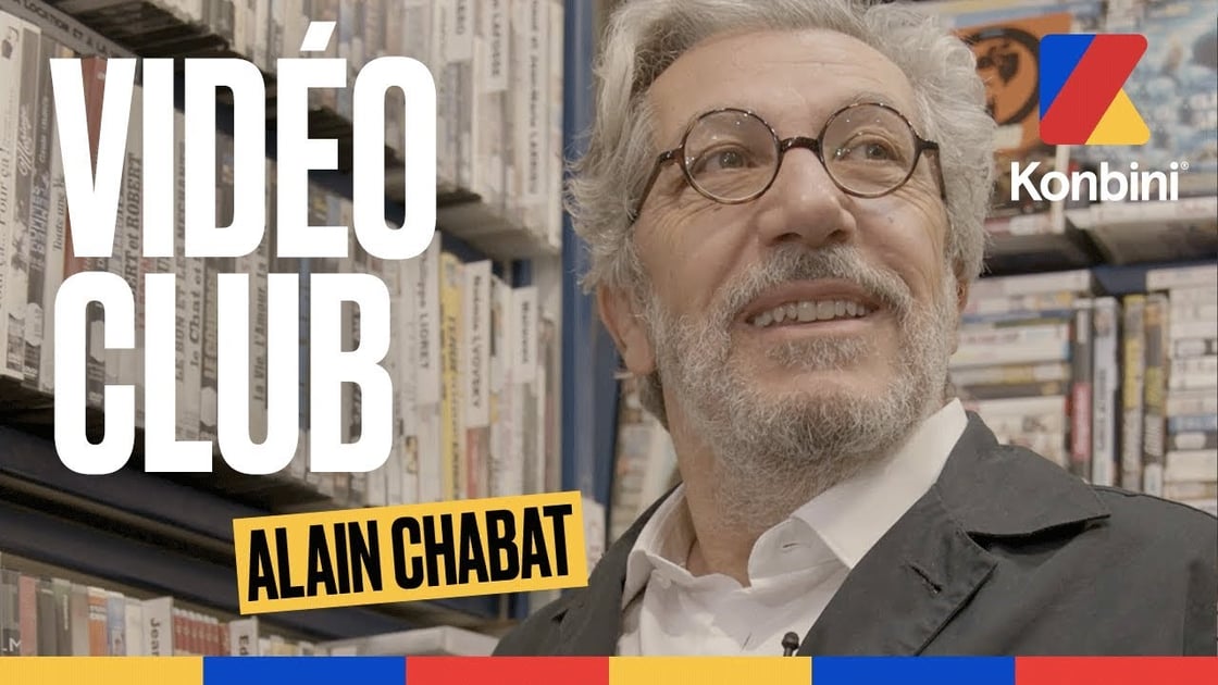 Interview d'Alain Chabat chez Konbini Video Club