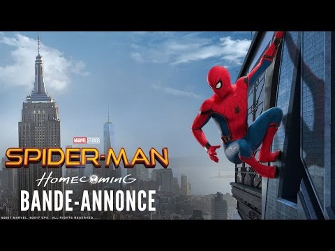 Bande annonce de Spider-Man : Homecoming (VF)