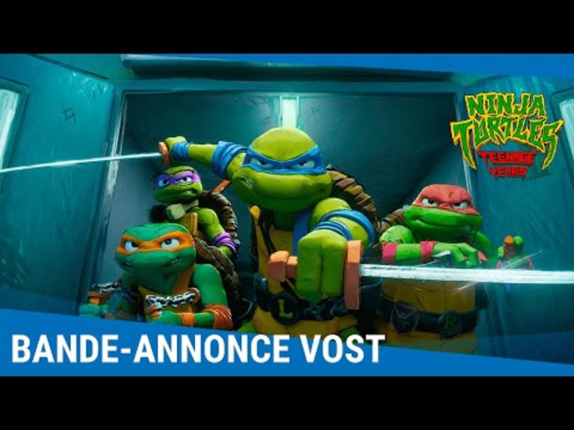 Bande annonce de Ninja Turtles - Teenage years (VOST)