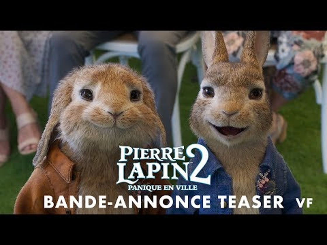 Bande annonce de Pierre Lapin 2 : Panique en ville (VF)