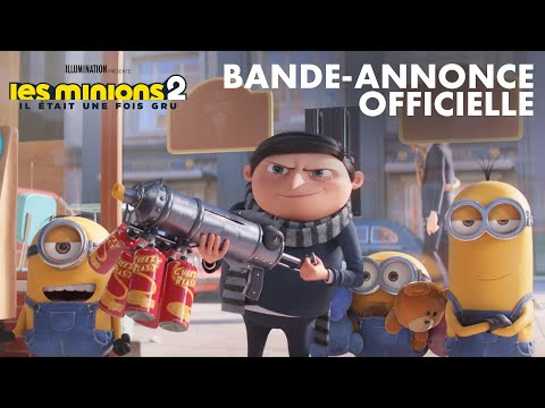 Bande annonce de Les Minions 2 : Il Était Une Fois Gru (VF)