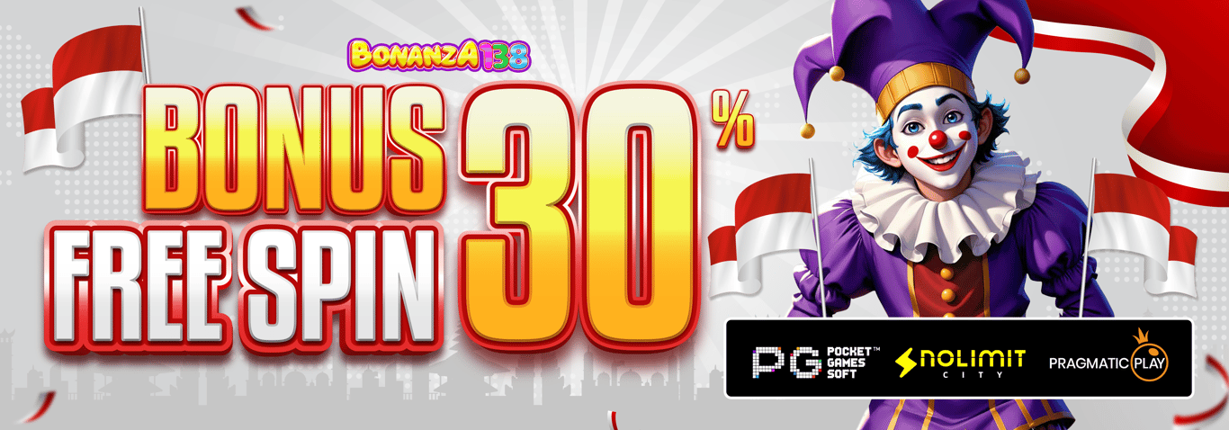 BONUS FREE SPIN 30% (HUT RI KE-80)