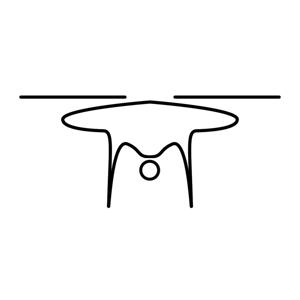 Schematisches Symbolbild einer Phantom Drohne von DJI