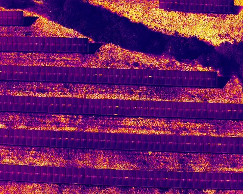 H30T thermografische Aufnahme bei 65m AGL