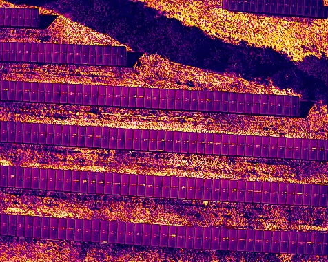 M4T thermografische Aufnahme bei 65m AGL