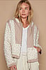 POL Ivory & Beige Floral Jacket