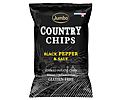 JUMBO COUNTRY CHIPS BLACK PEPPER & SALT 150g (Gluten free)