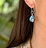 Labradorite earrings