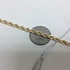 10KT SOLID Real Yellow Gold Twisted ROPE Chain Necklace 10" 4.20mm 31.90 gram