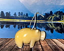 Hippopotamus Tagua Carvings, Decor, Whale Miniature, Tagua Ornaments, Decoration, Christmas tree decor NEW