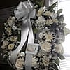 Custom Wreath Arrangement with Ribbon
