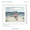 Long Beach Lifeguard Stand 8"x 10"