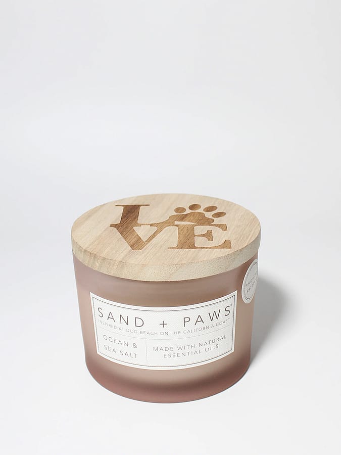 Sand + Paws Scented Candle
