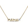 Gold CZ Mama Necklace