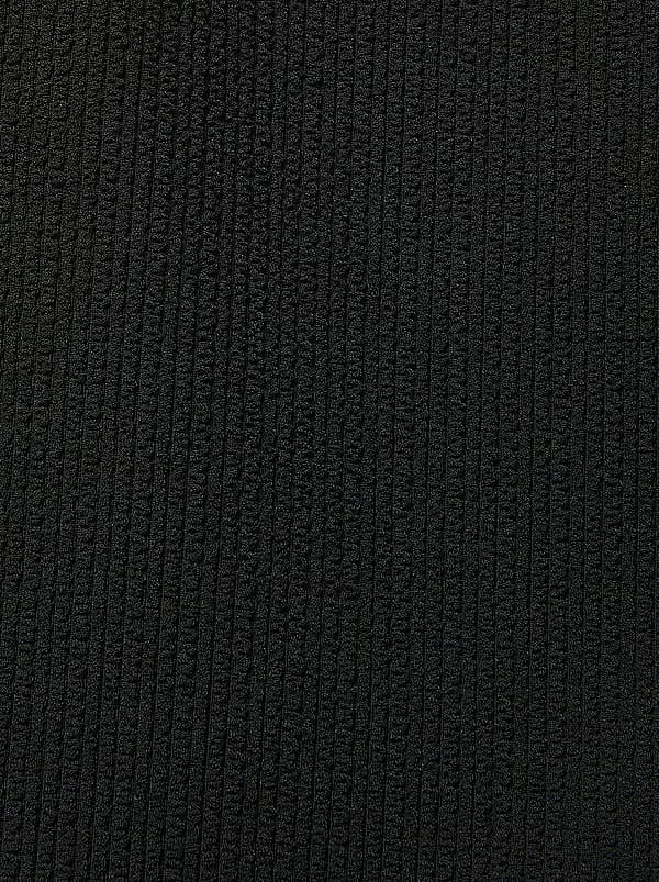 Side Tie High Waist Bottom Black Texture