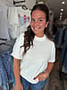 The Lucia Top- Ivory
