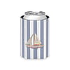 Long Island Nautical Stripe Can Cooler