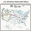 Printed Image US National Parks & Trails Bandanna 