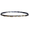 Magnetic Stainless Steel Anklets - Two-Tone Geometric Link