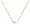Klara Single Pearl Gold Necklace