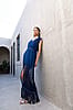 Caribe Blue Maxi Dress