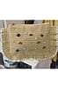 Nautical Raffia Ruffle Clutch Bag