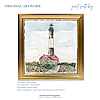 Great South Bay Collection - Fire Island Lighthouse 8"x 8"