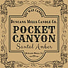 Pocket Canyon Soy Wax Candle | Santal Amber