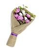 Burlap-Wrapped Peony Perfection