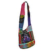 Multicolored Elephant Crossbody Bag 