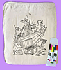Ship Wreck Backpack with Washable Markers