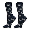 Snowflake Fuzzy Women's Crew Socks