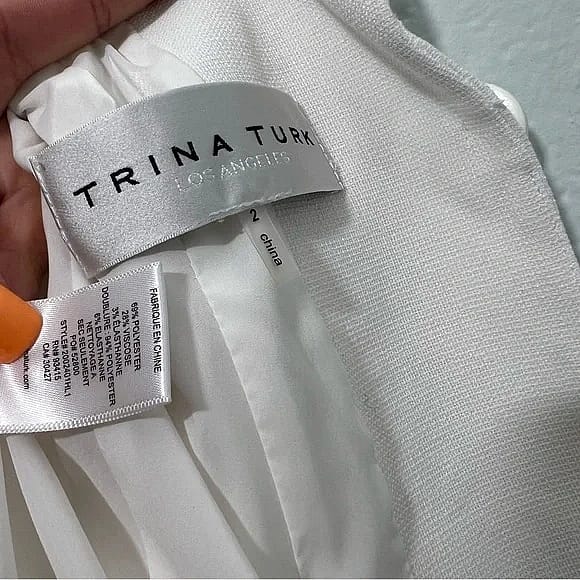 TRINA TURK Wo Marat Twill Blazer - White