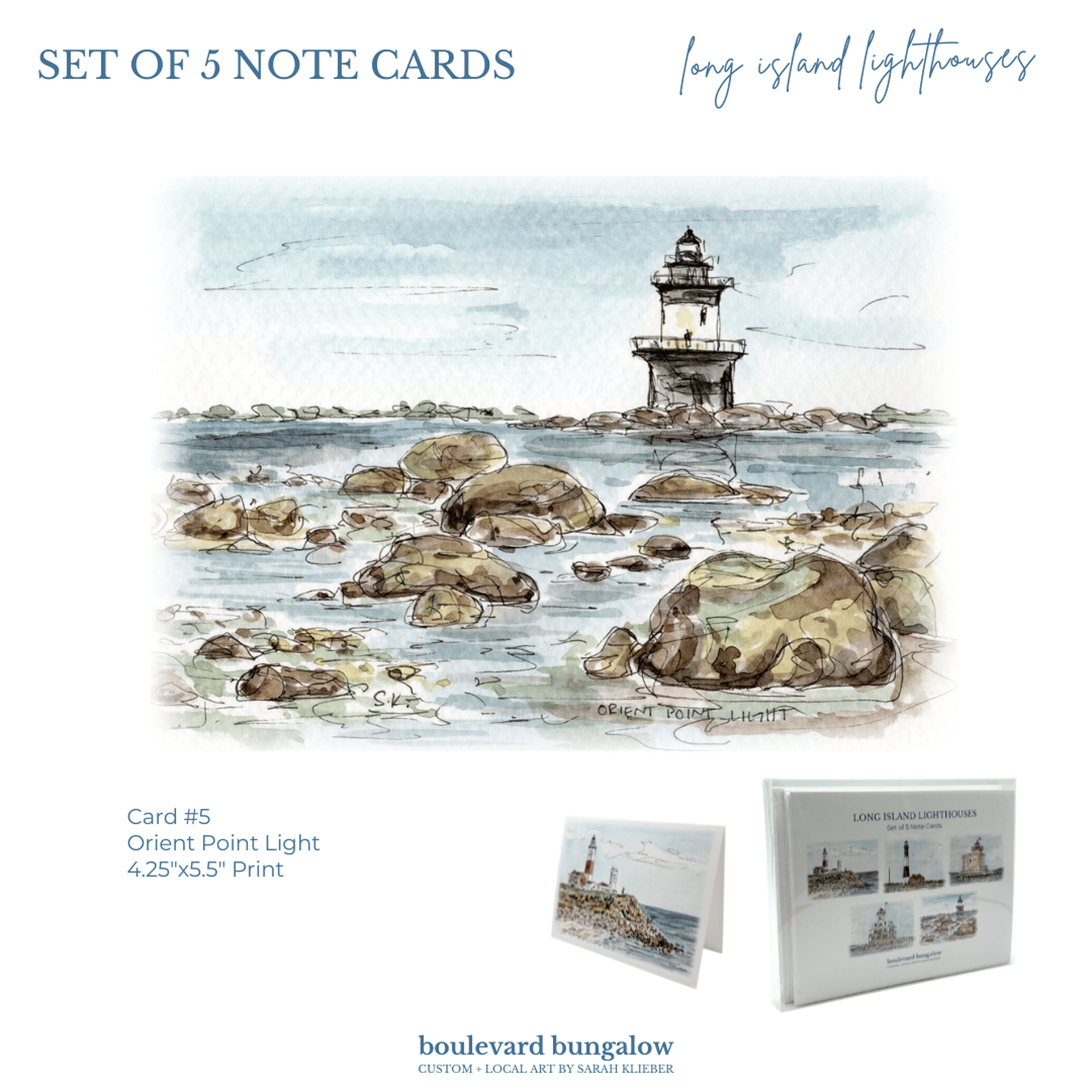 Lighthouses Card Set