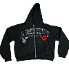 Archive Ministry Bear Mountain Camp Studded Zip Hoodie