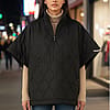 Quilted Poncho, Outerwear
