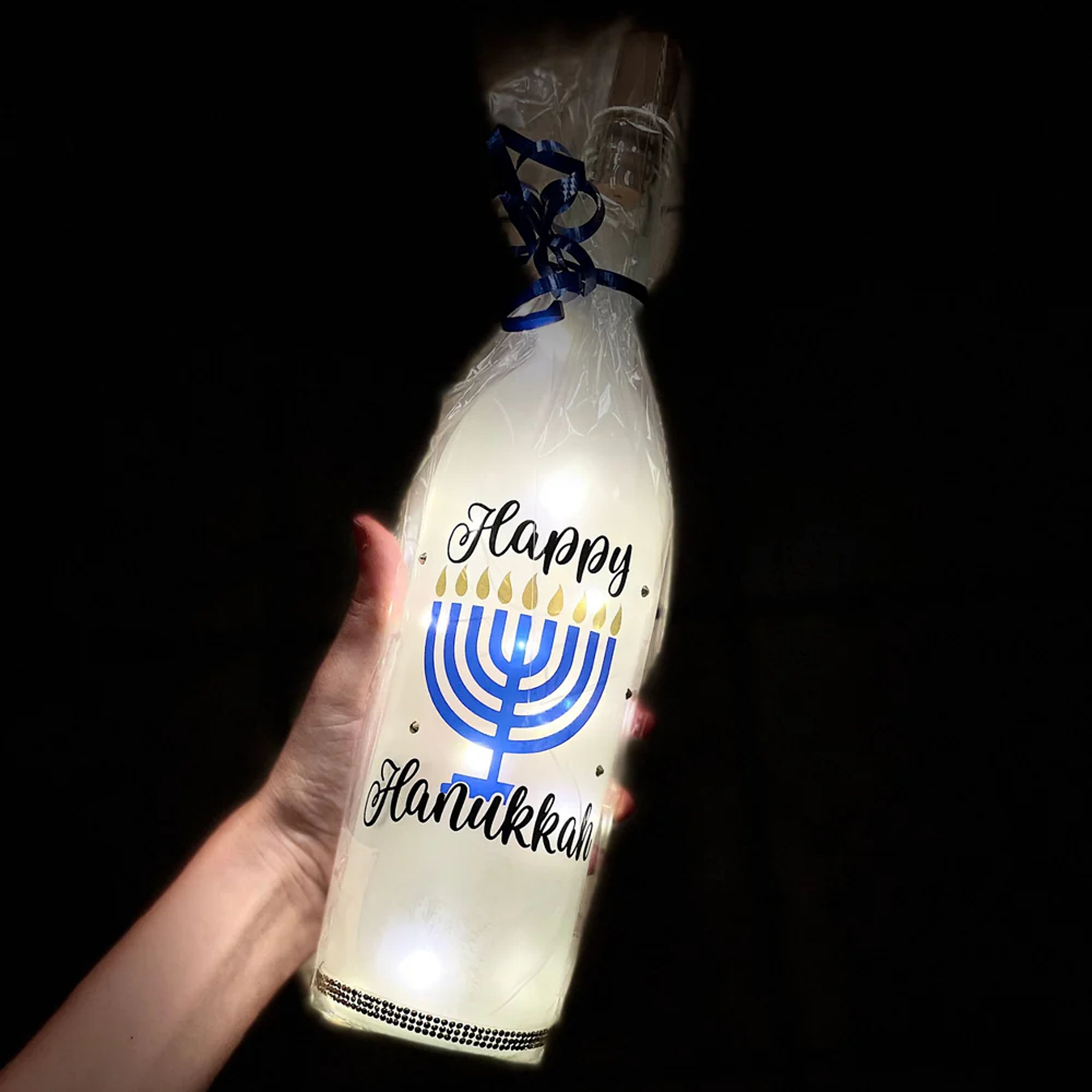 Holiday Light Up Bottle Candles