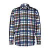 Floral Plaid Shirt - Walnut