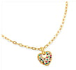 Cubic Zirconia Heart Necklace