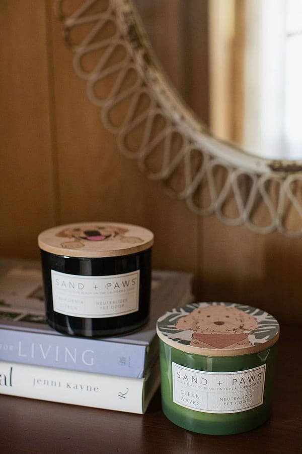 Sand + Paws Scented Candle