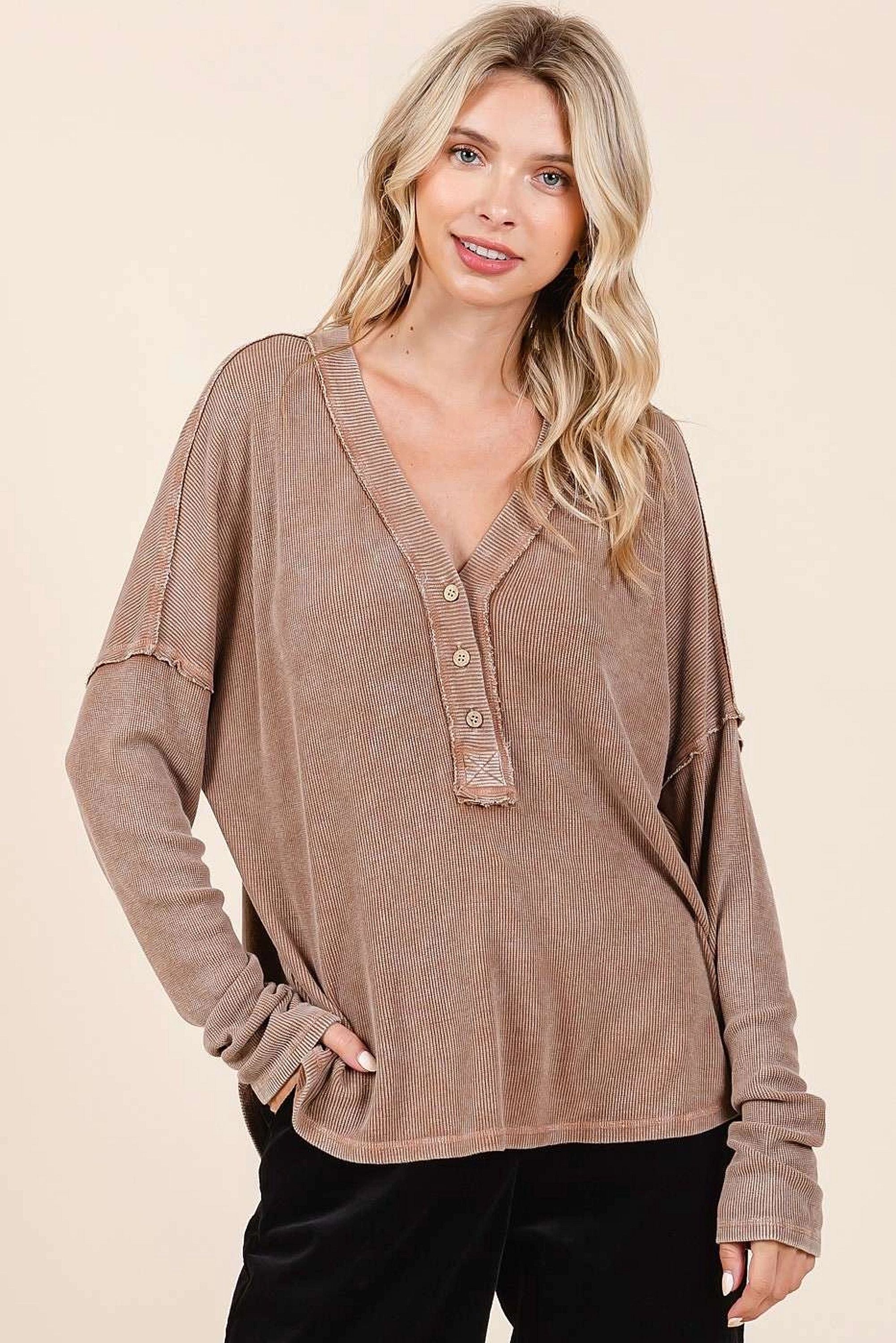 The Hayride Henley - Brown