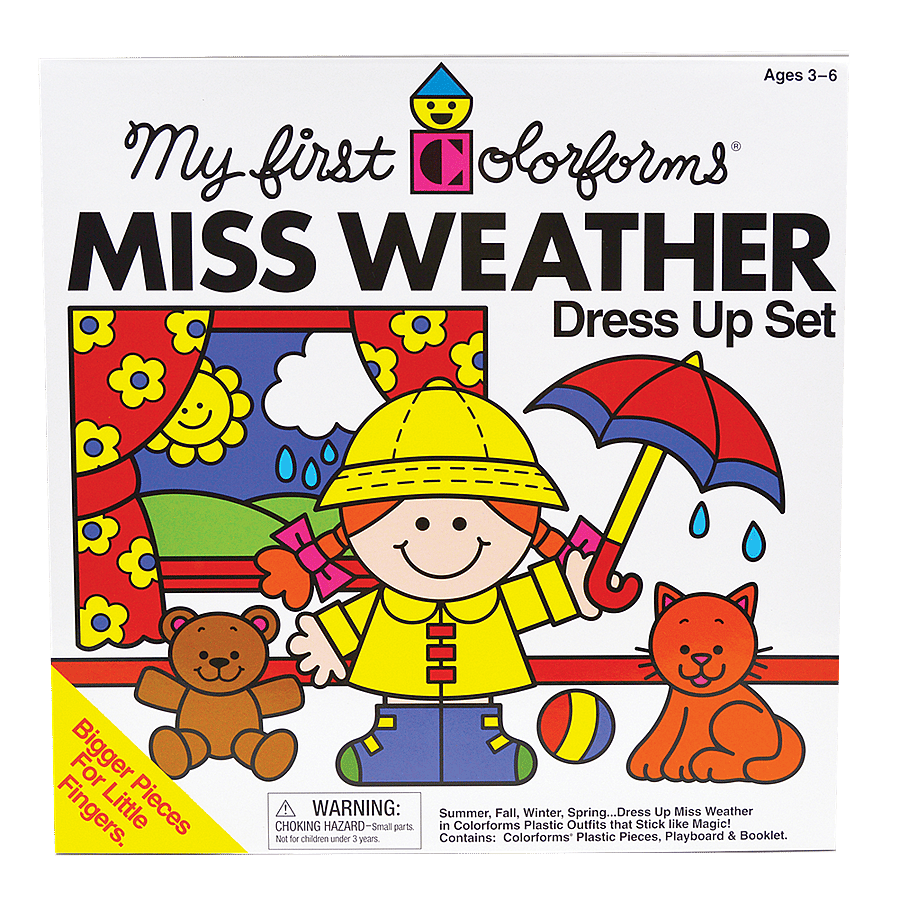 My First Colorforms Miss Weather Dress Up Set