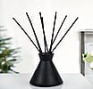 Black Reed Diffuser Bottle & Reeds | Refillable Home Fragrance